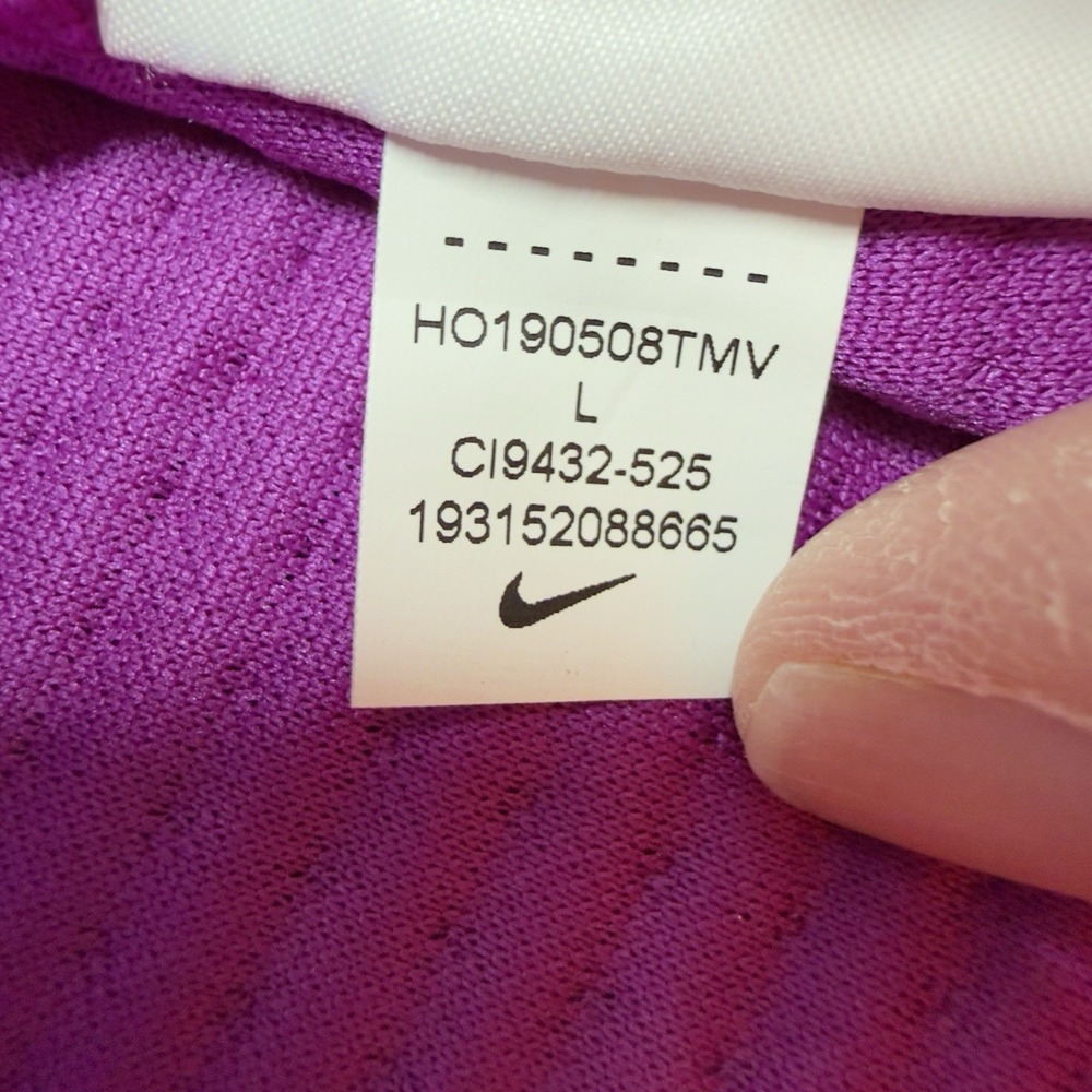 Nike City Ready Fleece Full-Zip Hoodie CI9432-525 Purple Women's L Workout - Picture 8 of 10